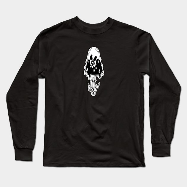 Toxic Mushroom Long Sleeve T-Shirt by Blanche Draw